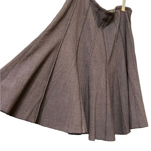 Amerique du Nord flared gray skirt, size 14